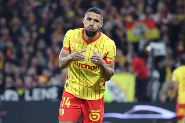 FOOTBALL : RC Lens vs Angers SCO - Ligue 1 J21 - 20 03 2026 Joie et célébration de Matthieu UDOL (RC Lens) apres son but lors du match RC Lens vs Angers SCO, Ligue 1 J27, stade Bollaert-Delelis, le 20 mars 2026 - photo Laurent Sanson PsnewZ  Copyright: xLaurentxSANSONx xPsnewZx