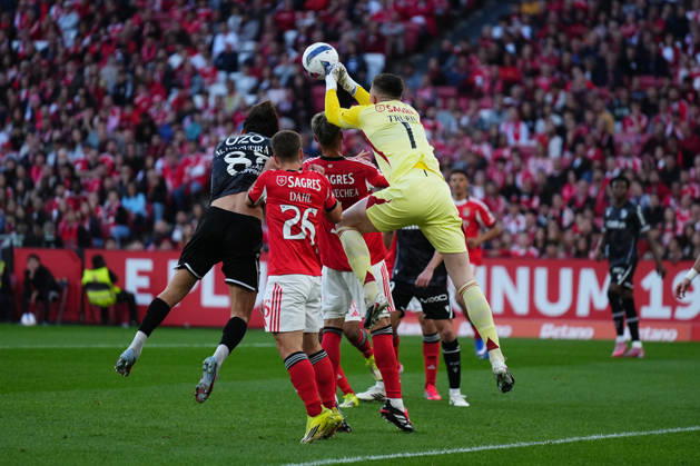 Liga Portugal Betclic - SL Benfica v Vitoria SC Anatoly Trubin do SL Benfica durante a partida entre o SL Benfica e o Vitoria SC, a contar para a Liga Portugal Betclic no Estadio do Lisboa e Benfica - Marco 21, 2025 - Lisboa, Portugal. (Foto: Joao Alvarinhas - Avant Sports) Lisboa Estadio do Sport Lisboa e Benfica Portugal Copyright: xJoaoxAlvarinhasx-xAvantxSportsx