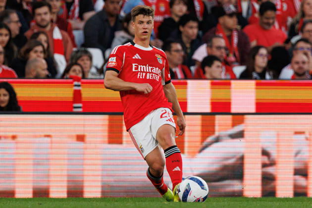 Samuel Dahl seen during Liga Portugal game between teams of SL Benfica and Vitoria SC at Estadio Da Luz (Luis Loureiro Ball Raw Images PT) Lisbon Estadio Da Luz Portugal Copyright: xLuisxLoureirox luisloureirobenficavitoria2526144