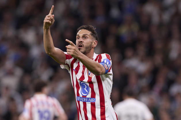 Real Madrid CF Vs Atletico Madrid in Spain - 22 Mar 2026 Jorge Resurreccion, known as Koke of Atletico Madrid seen in action during the LaLiga EA Sports 2025 2026 week 29 football match between Real Madrid CF and Atletico Madrid at Santiago Bernabeu stadium. Final score: Real Madrid CF 3:2 Atletico Madrid. Madrid Spain Copyright: xFedericoxTitonex xSOPAxImagesx FTITONE_009