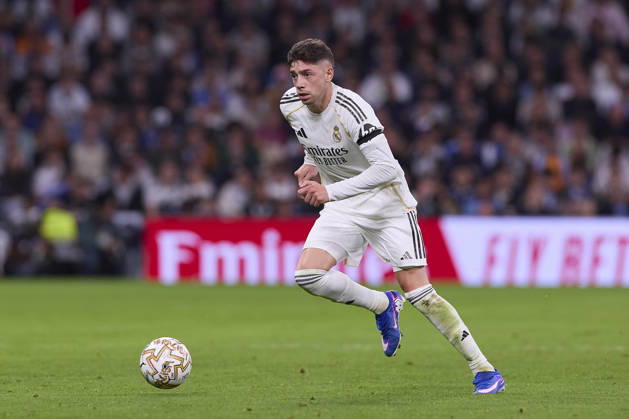 Real Madrid CF Vs Atletico Madrid in Spain - 22 Mar 2026 Federico Valverde of Real Madrid CF seen in action during the LaLiga EA Sports 2025 2026 week 29 football match between Real Madrid CF and Atletico Madrid at Santiago Bernabeu stadium. Final score: Real Madrid CF 3:2 Atletico Madrid. Madrid Spain Copyright: xFedericoxTitonex xSOPAxImagesx FTITONE_018