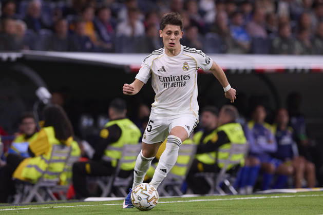 Real Madrid CF Vs Atletico Madrid in Spain - 22 Mar 2026 Arda Guler of Real Madrid CF seen in action during the LaLiga EA Sports 2025 2026 week 29 football match between Real Madrid CF and Atletico Madrid at Santiago Bernabeu stadium. Final score: Real Madrid CF 3:2 Atletico Madrid. Madrid Spain Copyright: xFedericoxTitonex xSOPAxImagesx FTITONE_019