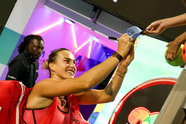 TENNIS : Miami Open at Hard Rock Stadium 2026 - 23 03 2026 Aryna Sabalenka - Tennis - Miami 2026 - ATP, Tennis Herren - 23 03 2026 Miami  Copyright: xCCx