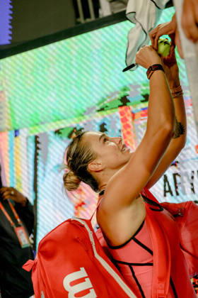 TENNIS : Miami Open at Hard Rock Stadium 2026 - 23 03 2026 Aryna Sabalenka - Tennis - Miami 2026 - ATP, Tennis Herren - 23 03 2026 Miami  Copyright: xCCx