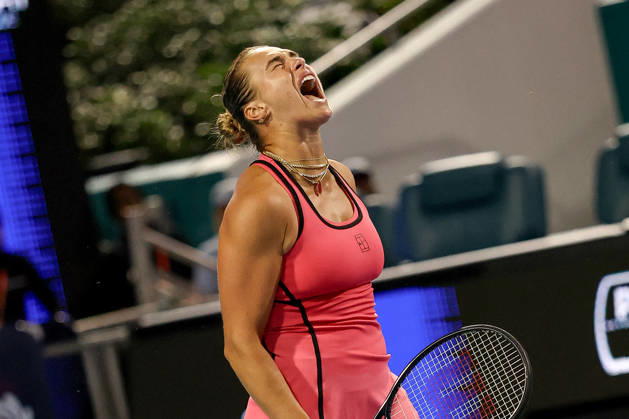 TENNIS : Miami Open at Hard Rock Stadium 2026 - 27 03 2026 Aryna Sabalenka - Tennis - Miami 2026 - ATP, Tennis Herren - 27 03 2026 Miami  Copyright: xCCx