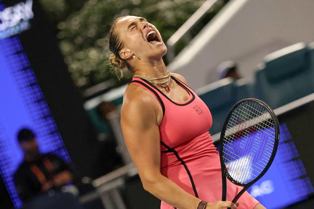 TENNIS : Miami Open at Hard Rock Stadium 2026 - 27 03 2026 Aryna Sabalenka - Tennis - Miami 2026 - ATP, Tennis Herren - 27 03 2026 Miami  Copyright: xCCx