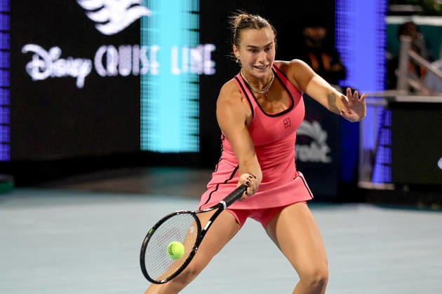 TENNIS : Miami Open at Hard Rock Stadium 2026 - 27 03 2026 Aryna Sabalenka - Tennis - Miami 2026 - ATP, Tennis Herren - 27 03 2026 Miami  Copyright: xCCx