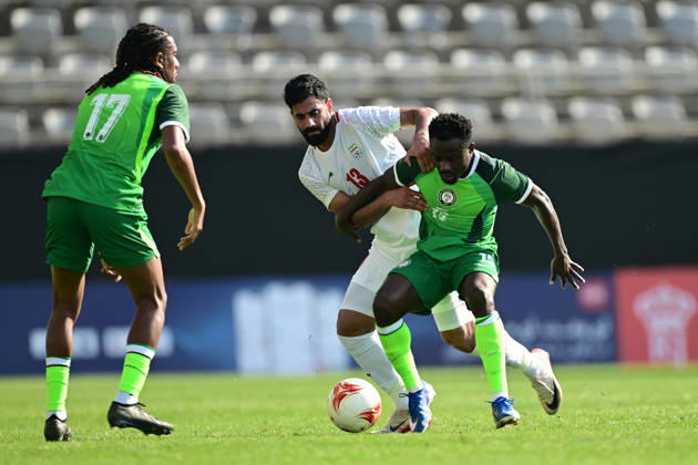 Iran v Nigeria - Friendlies ANTALYA, TURKIYE - MARCH 27: Muhammed Huseyin Kenanizadegan (13) of Iran in action during the friendly match between Iran and Nigeria at the Titanic Mardan Sports Complex in Antalya, Turkiye on March 27, 2026. Orhan Cicek Anadolu Antalya Turkey. Editorial use only. Please get in touch for any other usage.  Copyright: x2026xAnadoluxOrhanxCicekx