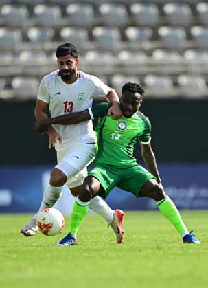 Iran v Nigeria - Friendlies ANTALYA, TURKIYE - MARCH 27: Muhammed Huseyin Kenanizadegan (13) of Iran in action during the friendly match between Iran and Nigeria at the Titanic Mardan Sports Complex in Antalya, Turkiye on March 27, 2026. Orhan Cicek Anadolu Antalya Turkey. Editorial use only. Please get in touch for any other usage.  Copyright: x2026xAnadoluxOrhanxCicekx