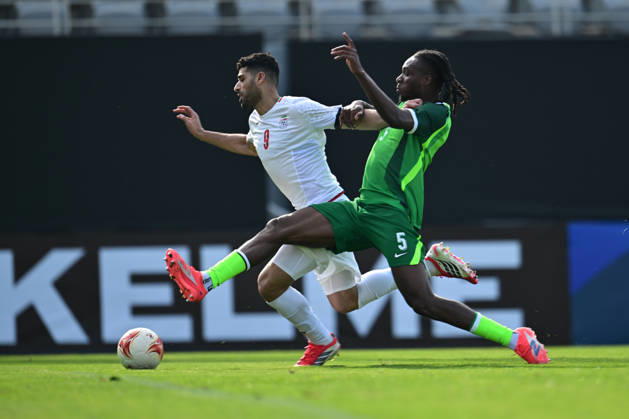Iran v Nigeria - Friendlies ANTALYA, TURKIYE - MARCH 27: Mehdi Taremi (9) of Iran in action against Ogbu (5) of Nigeria during the friendly match between Iran and Nigeria at the Titanic Mardan Sports Complex in Antalya, Turkiye on March 27, 2026. Orhan Cicek Anadolu Antalya Turkey. Editorial use only. Please get in touch for any other usage.  Copyright: x2026xAnadoluxOrhanxCicekx