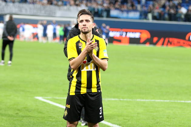 Luis Mata (3) of Kairat seen in action during the Winline, Super Session, Friendly football match between Zenit Saint Petersburg and Kairat Kazakhstan at Gazprom Arena. Final score; Zenit 2:0 Kairat. 28 03 2026 MaksimxKonstantinov