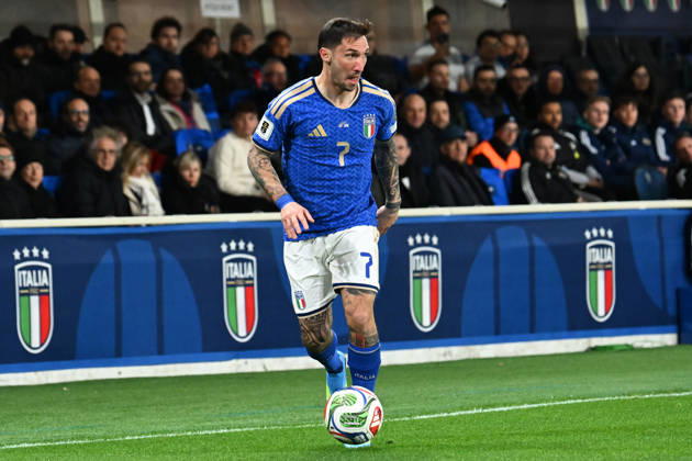 Soccer, FIFA World Cup, WM, Weltmeisterschaft, Fussball 2026 match between Italy-North Ireland Matteo Politano of Italy during playoff qualifier Fifa World Cup 2026 match between Italy-North Ireland at the gewiss stadium, Italy, March 26th, 2026. Imago-Images Emmefoto Copyright: xImago-Images Emmefotox