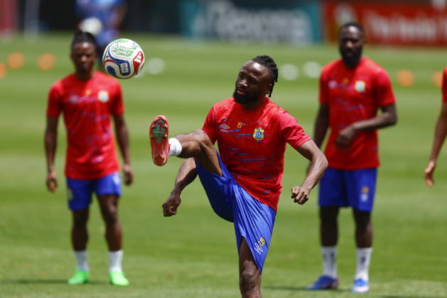 Democratic Republic of Congo national team, Nationalteam holds training session Fiston Mayele (C) of the Democratic Republic of Congo in action during a training session in Guadalajara, Mexico, 30 March 2026. The Democratic Republic of Congo national team trained ahead of their World Cup Qualifier match against Jamaica on 31 March. GUDALAJARA Mexico  Copyright: xFRANCISCOxGUSASCOx