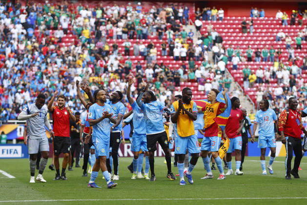 RD Congo v Jamaica - 2026 FIFA World Cup, WM, Weltmeisterschaft, Fussball Qualifying ZAPOPAN, MEXICO - MARCH 31: Players of RD Congo celebrate after qualified to World Cup 2026 by beating Jamaica 1-0 during the playoff qualifying match at the Guadalajara Stadium in Zapopan, Mexico on March 31, 2026. Stringer Anadolu Zapopan Mexico. Editorial use only. Please get in touch for any other usage.  Copyright: x2026xAnadoluxStringerx