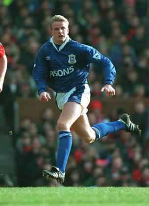Manchester United, ManU V Ipswich Town, Premier League Alex Mathie of Ipswich Town running during the Premier League match between Manchester United and Ipswich Town at Old Trafford on March 4, 1995 in Manchester, England. Manchester Old Trafford England United Kingdom Copyright: xAllstarxPicturexLibraryxLtdx