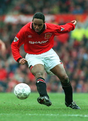 Manchester United, ManU V Ipswich Town, Premier League Paul Ince of Manchester United on the ball during the Premier League match between Manchester United and Ipswich Town at Old Trafford on March 4, 1995 in Manchester, England. Manchester Old Trafford England United Kingdom Copyright: xAllstarxPicturexLibraryxLtdx