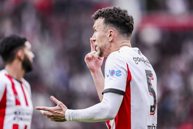 EINDHOVEN , 04-04-2025 , Philips stadium , season 2025 2026 , Dutch Eredivisie football , match between PSV and FC Utrecht , picture shows , PSV Player Ivan Perisic PSV - Utrecht x202832015x Copyright: