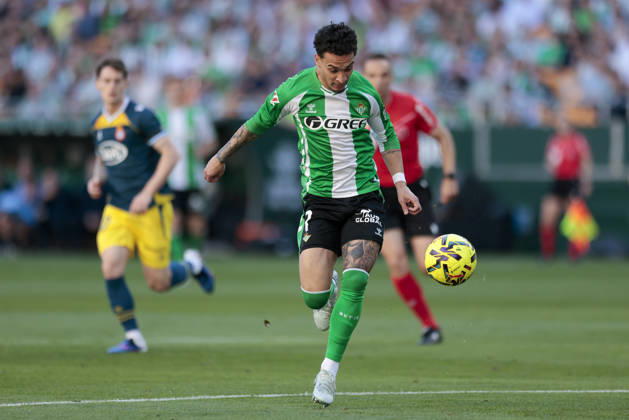 Real Betis Balompie v RCD Espanyol de Barcelona - LaLiga EA Sports Antony Matheus dos Santos of Real Betis runs with the ball during the La Liga EA Sports match between Real Betis and RCD Espanyol de Barcelona at La Cartuja Stadium in Seville, Spain, on April 4, 2026. Seville Spain Copyright: xJosexLuisxContrerasx originalFilename:joseluiscontreras-realbeti260404_npxxZ