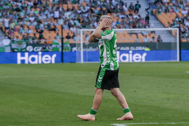 Real Betis Balompie v RCD Espanyol de Barcelona - LaLiga EA Sports Pablo Garcia of Real Betis reacts to a missed opportunity during the La Liga EA Sports match between Real Betis and RCD Espanyol de Barcelona at La Cartuja Stadium in Seville, Spain, on April 4, 2026. Seville Spain Copyright: xJosexLuisxContrerasx originalFilename:joseluiscontreras-realbeti260404_np24p