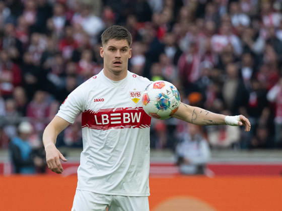 Ramon Hendriks VfB Stuttgart, 03 GER, VfB Stuttgart vs Borussia Dortmund, Football, Men, 1 Bundesliga, Matchday 28, Season 2025 2026, 04 04 2026, DFL DFB REGULATIONS PROHIBIT ANY USE OF PHOTOGRAPHS AS IMAGE SEQUENCES AND OR QUASI VIDEO, GER, VfB Stuttgart vs Borussia Dortmund, Football, Men, 1 Bundesliga, Matchday 28, Season 2025 2026, 04 04 2026 Stuttgart Copyright: xEibner-Pressefoto WolfgangxFrankx EP_WFK