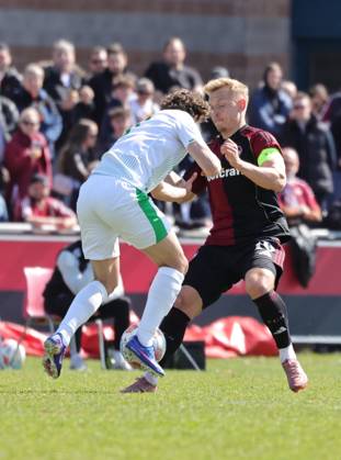 06 04 2026 Soccer Season 2025 2026 Regionalliga Bayern 27 Matchday 1 FC Nürnberg FCN II Club SpVgg Greuther Fürth II Kleeblatt U23 DaMa xdaxmax Marlon Fries 7, SpVgg Greuther Fürth II Benedikt Kirsch 10, 1 FC Nürnberg FCN II