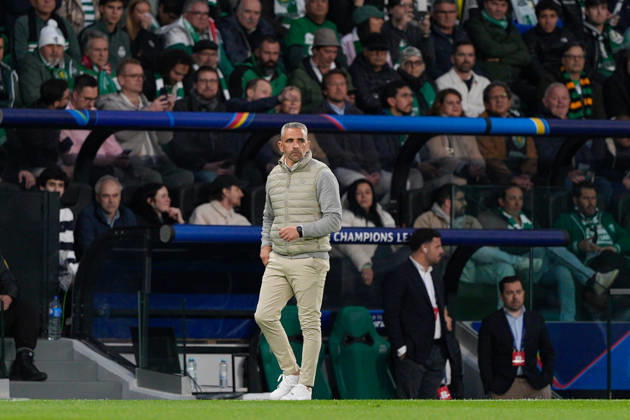 Sporting CP Vs Arsenal FC in Lisbon, Portugal - 07 Apr 2026 Rui Borges, Sporting CP Coach seen during the UEFA Champions League 2025 26 Quarter-finals 1st leg between Sporting CP and Arsenal FC at Estadio Jose Alvalade. Final score: Sporting CP 0:1 Arsenal FC Lisbon Portugal Copyright: xBrunoxdexCarvalhox xSOPAxImagesx brunodecarvalho_sportingarsenal-216
