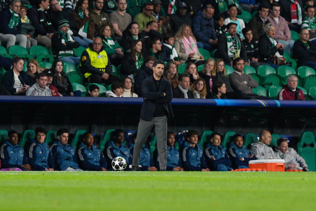Sporting CP Vs Arsenal FC in Lisbon, Portugal - 07 Apr 2026 Mikel Arteta, Arsenal FC Coach seen during the UEFA Champions League 2025 26 Quarter-finals 1st leg between Sporting CP and Arsenal FC at Estadio Jose Alvalade. Final score: Sporting CP 0:1 Arsenal FC Lisbon Portugal Copyright: xBrunoxdexCarvalhox xSOPAxImagesx brunodecarvalho_sportingarsenal-521