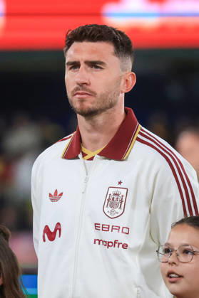 Spain - FIFA Friendly - Spain vs Serbia - 27 03 2026 SPAIN, VILLARREAL, MARCH 27. Aymeric Laporte of Spain during the FIFA friendly football match between Spain and Serbia on March 27, 2026 at Estadio de la Ceramica in Villarreal, Spain. Photo by Manuel Blondeau AOP.Press Villarreal Estadio de la Ceramica Spain Copyright: x ManuelxBlondeau AOP.Pressx AOP20260327-0043