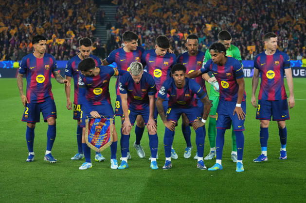ESP: FC Barcelona, Barca - Atletico de Madrid. UEFA Champions League. Quarter-Finals, first leg. FC Barcelona team group, Mannschaftsbild, Totale during UEFA Champions League match, Quarter-Finals, first leg, between FC Barcelona and Atletico de Madrid played at Spotify Camp Nou Stadium on April 8, 2026 in Barcelona, Spain. kpng Copyright: xSergioxRuizx xPRESSINPHOTOx PS_260408_BAR_ATL_CH_2526_398
