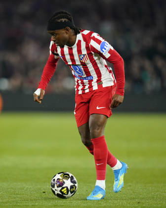 ESP: FC Barcelona, Barca - Atletico de Madrid. UEFA Champions League. Quarter-Finals, first leg. Ademola Lookman of Atletico de Madrid during UEFA Champions League match, Quarter-Finals, first leg, between FC Barcelona and Atletico de Madrid played at Spotify Camp Nou Stadium on April 8, 2026 in Barcelona, Spain. kpng Copyright: xSergioxRuizx xPRESSINPHOTOx PS_260408_BAR_ATL_CH_2526_228