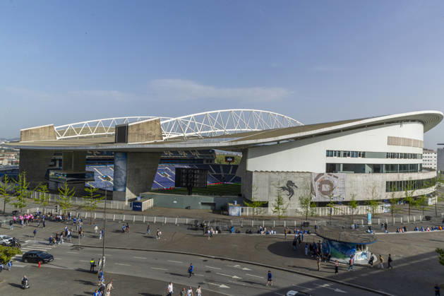 FC Porto v Nottingham Forest FC - UEFA Europa League 2025 26 Quarter-Final First Leg An external view of the Dragon Stadium in Porto, Portugal, on April 9, 2026. The stadium hosts the first leg of the UEFA Europa League 2025 26 quarter-finals between FC Porto and Nottingham Forest. Braga Porto Portugal Copyright: xDiegoxMaranhaox originalFilename:maranhao-fcportov260409_npKA4