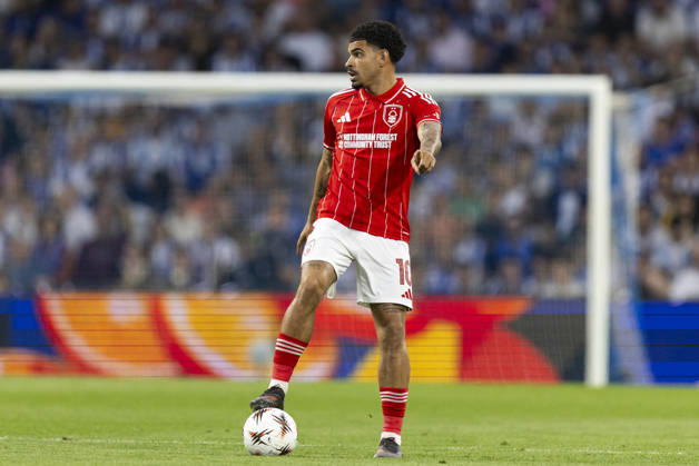 FC Porto v Nottingham Forest FC - UEFA Europa League 2025 26 Quarter-Final First Leg Morgan Gibbs-White participates in the UEFA Europa League 2025 26 quarter-finals first leg match between FC Porto and Nottingham Forest at the Estadio do Dragao in Porto, Portugal, on April 9, 2026. Braga Porto Portugal Copyright: xDiegoxMaranhaox originalFilename:maranhao-fcportov260409_npVyD
