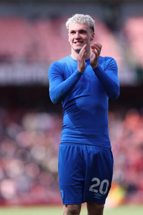 11th April 2026; Emirates Stadium, London, England; Premier League Football, Arsenal versus Bournemouth; Alex Jimenez of Bournemouth after the match KatiexChan