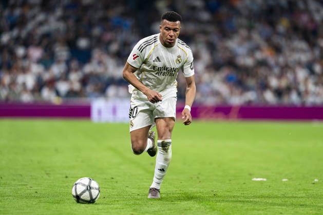 REAL MADRID CF v GIRONA. LA LIGA 2025 2026. ROUND 31. REAL MADRID CF v GIRONA FC. LA LIGA 2025 2026. ROUND 31. Real Madrid CFÂ s Kylian Mbappe during La Liga match. April 10, 2026 (ALTERPHOTOS Tomas Garrido) MadridSpain Copyright: xTomasxGarridox