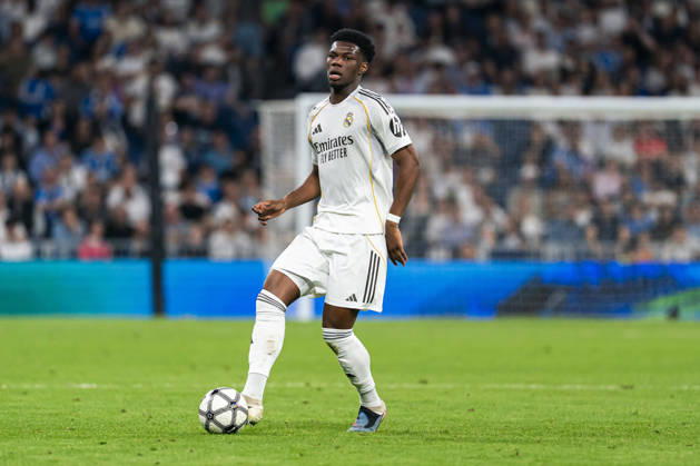 REAL MADRID CF v GIRONA. LA LIGA 2025 2026. ROUND 31. REAL MADRID CF v GIRONA FC. LA LIGA 2025 2026. ROUND 31. Real Madrid CFÂ s Aurelien Tchouameni during La Liga match. April 10, 2026 (ALTERPHOTOS Tomas Garrido) MadridSpain Copyright: xTomasxGarridox