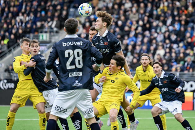 Eliteserien in football 2026 Viking Bodo Glimt Stavanger 20260411 Vikings Henrik Falchener during the elite series football match between Viking and Bodo Glimt at Lyse Arena in Stavanger Photo Carina Johansen NTB Stavanger Norway EDITORIAL USE ONLY RESTRICTED USE FOR BETTING COMPANIES Copyright: xCarinaxJohansenx xNTBx