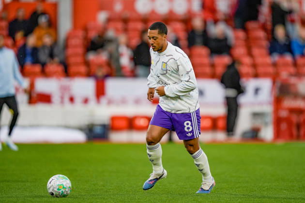 Premier League: Nottingham Forest v Aston Villa Youri Tielemans of Aston Villa in the pregame warmup session during the Premier League match Nottingham Forest vs Aston Villa at City Ground, Nottingham, United Kingdom on 12 April 2026 (Photo by Maynard Manyowa News Images) Nottingham City Ground Nottinghamshire United Kingdom Copyright: xMaynardxManyowa NewsxImagesx