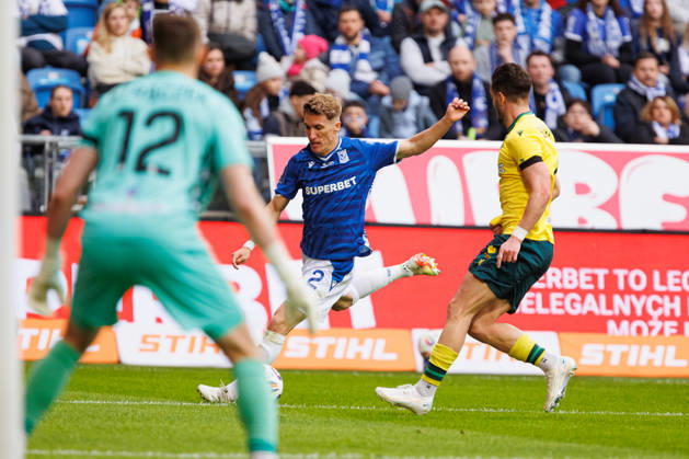 Joel Pereira seen during PKO BP Ekstraklasa 25 26 game between teams of Lech Poznan and GKS Katowice (Ernest Kolodziej Ball Raw Images) Poznan ENEA Stadion Poland Copyright: xErnestxKolodziejx ernestkolodziej_lech_gks_2526_OL_2846