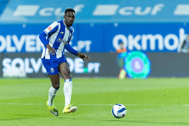 April 12, 2026, Estoril, Oeiras, Portugal: Porto defender from Nigeria ZAIDU SANUSI (12) in action during the game of Matchday 29 of the Liga Portugal Betclic between Estoril and Porto at Estadio Antonio Coimbra da Mota Estoril Portugal - ZUMAs359 20260412_zsp_s359_014 Copyright: xAlexandrexdexSousax
