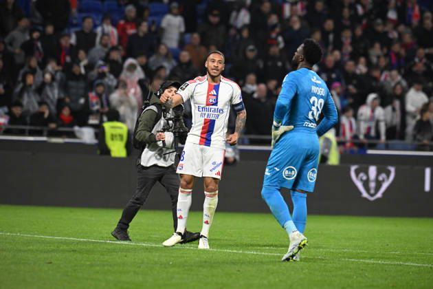Football : Olympique Lyonnais v Lorient - French ligue 1- 12 04 2026 Corentin TOLISSO of Lyon scoring goal during the French ligue 1 match between Olympique Lyonnais and Lorient at Groupama Stadium Decines Charpieu Lyon on April 12, 2026 , France LYONFrance Copyright: xMouradxAllilix