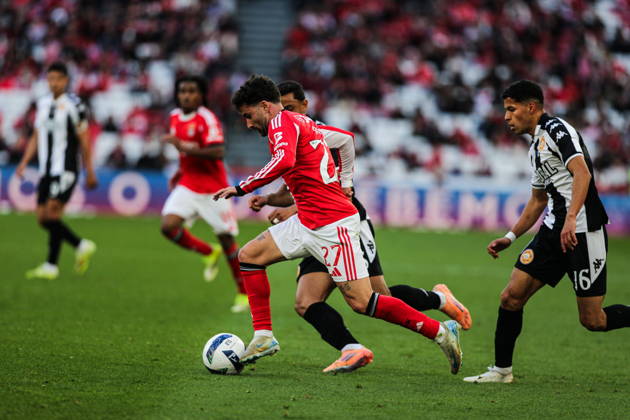 April 12, 2026, Lisbon, Portugal: RAFA SILVA of Lisboa Benfica seen in action during the Liga Portugal Betclic 2025 26 match between SL Benfica and CD Nacional at Estadio da Luz. Lisbon Portugal - ZUMA 20260412_mda_a269_786 Copyright: xSandroxAlemaox