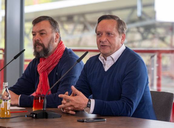 Football, 1st BL, 1. FC Union Berlin, Press conference