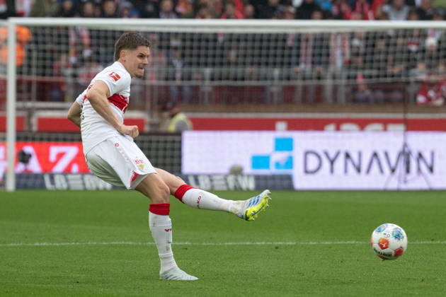 Ramon Hendriks VfB Stuttgart, 03 GER, VfB Stuttgart vs Hamburger SV, Football, Men, 1 Bundesliga, Matchday 29, Season 2025 2026, 12 04 2026, DFL DFB REGULATIONS PROHIBIT ANY USE OF PHOTOGRAPHS AS IMAGE SEQUENCES AND OR QUASI VIDEO, GER, VfB Stuttgart vs Hamburger SV, Football, Men, 1 Bundesliga, Matchday 29, Season 2025 2026, 12 04 2026 Stuttgart Copyright: xEibner-Pressefoto WolfgangxFrankx EP_WFK