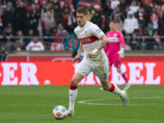 Ramon Hendriks VfB Stuttgart, 03 GER, VfB Stuttgart vs Hamburger SV, Football, Men, 1 Bundesliga, Matchday 29, Season 2025 2026, 12 04 2026, DFL DFB REGULATIONS PROHIBIT ANY USE OF PHOTOGRAPHS AS IMAGE SEQUENCES AND OR QUASI VIDEO, GER, VfB Stuttgart vs Hamburger SV, Football, Men, 1 Bundesliga, Matchday 29, Season 2025 2026, 12 04 2026 Stuttgart Copyright: xEibner-Pressefoto WolfgangxFrankx EP_WFK