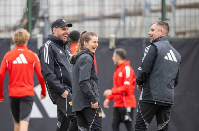 Football, 1st BL, 1. FC Union Berlin, training with new coach Marie-Louise Eta