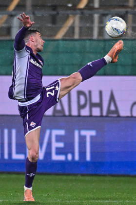 ACF Fiorentina s defender Robin Gosens during ACF Fiorentina vs SS Lazio, Italian soccer Serie A match in Florence, Italy, April 13 2026 Copyright: xLisaxGuglielmi IPAxSportx xipa-agency.netx xx IPA_73955072 IPA_Agency_IPA73955072