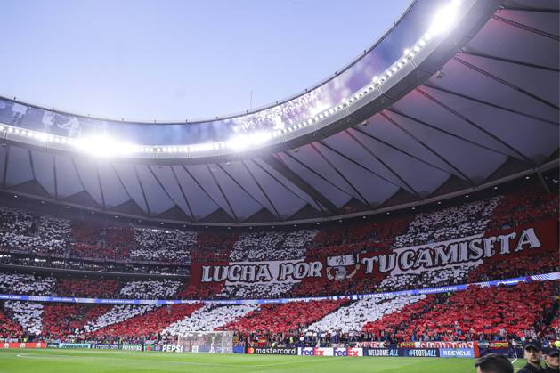 UEFA Champions League quarterfinal second leg soccer match Atletico Madrid vs FC Barcelona, Barca at Riyadh Air Metropolitano stadium in Madrid, Spain. 14 April 2026 Metropolitano stadium 900 Cordon Press 900 CordonxPress LOF - Champions League Atletico Madrid vs FC Barcelona