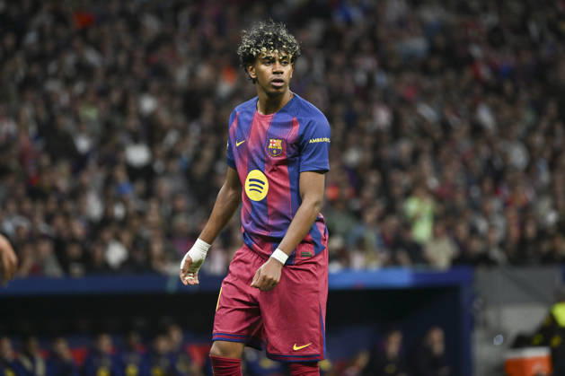 April 14, 2026, Madrid, Spain: Lamine Yamal of Barcelona seen during the UEFA Champions League Quarter-Final match Atletico de Madrid and FC Barcelona, Barca at the Metropolitano stadium. Final score: Atlà tico de Madrid 1 - 2 FC Barcelona. Madrid Spain - ZUMAs197 20260414_aab_s197_037 Copyright: xAtilanoxGarciax