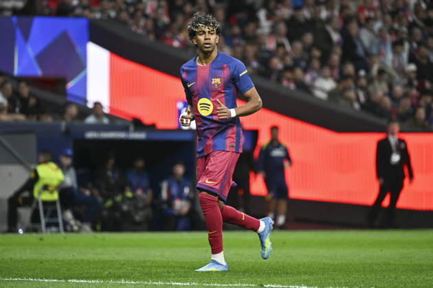 April 14, 2026, Madrid, Spain: Lamine Yamal of Barcelona seen during the UEFA Champions League Quarter-Final match Atletico de Madrid and FC Barcelona, Barca at the Metropolitano stadium. Final score: Atlà tico de Madrid 1 - 2 FC Barcelona. Madrid Spain - ZUMAs197 20260414_aab_s197_035 Copyright: xAtilanoxGarciax