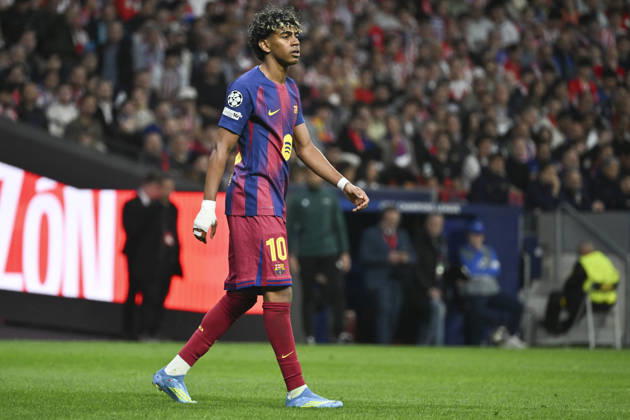 April 14, 2026, Madrid, Spain: Lamine Yamal of Barcelona seen during the UEFA Champions League Quarter-Final match Atletico de Madrid and FC Barcelona, Barca at the Metropolitano stadium. Final score: Atlà tico de Madrid 1 - 2 FC Barcelona. Madrid Spain - ZUMAs197 20260414_aab_s197_034 Copyright: xAtilanoxGarciax